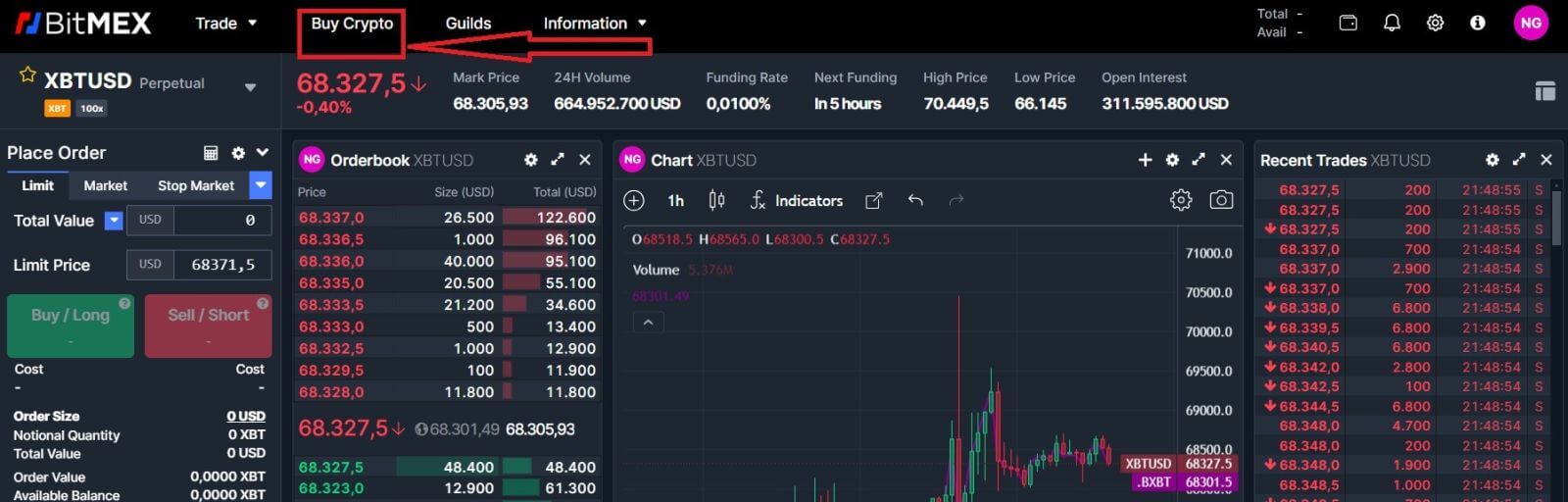 كيفية الإيداع في BitMEX كيفية الإيداع في BitMEX