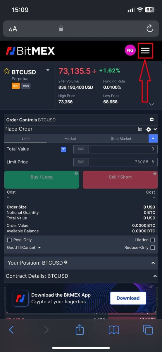 Jak otevřít demo účet na BitMEX Jak otevřít demo účet na BitMEX