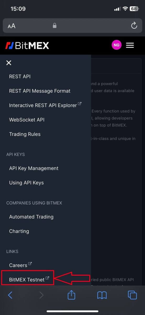 Jak otevřít demo účet na BitMEX Jak otevřít demo účet na BitMEX