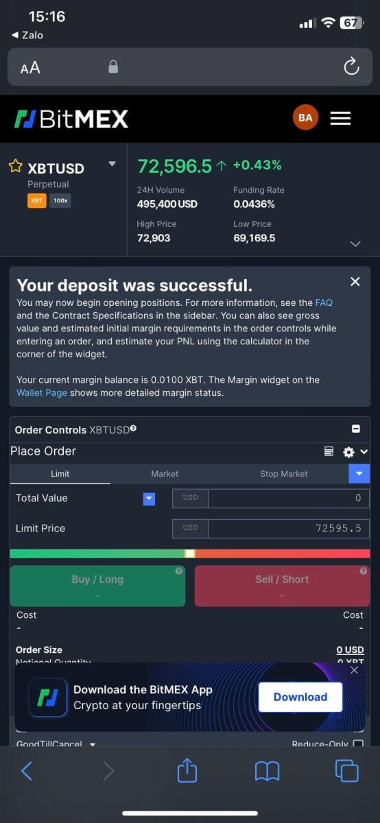 Jak otevřít demo účet na BitMEX Jak otevřít demo účet na BitMEX